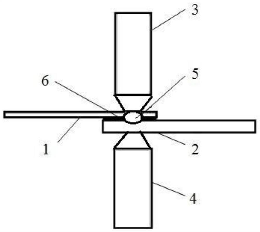 An intermediate layer alloy for tantalum/stainless steel energy storage welding, its preparation method and welding method