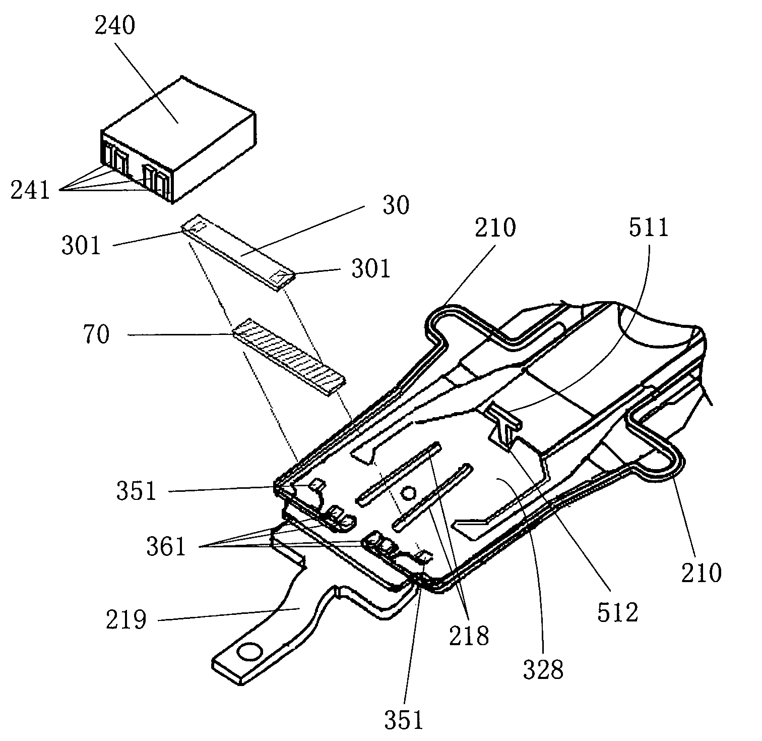 Head gimbal assembly with flying height controller, disk drive unit using the same, and flying height adjusting method and system thereof