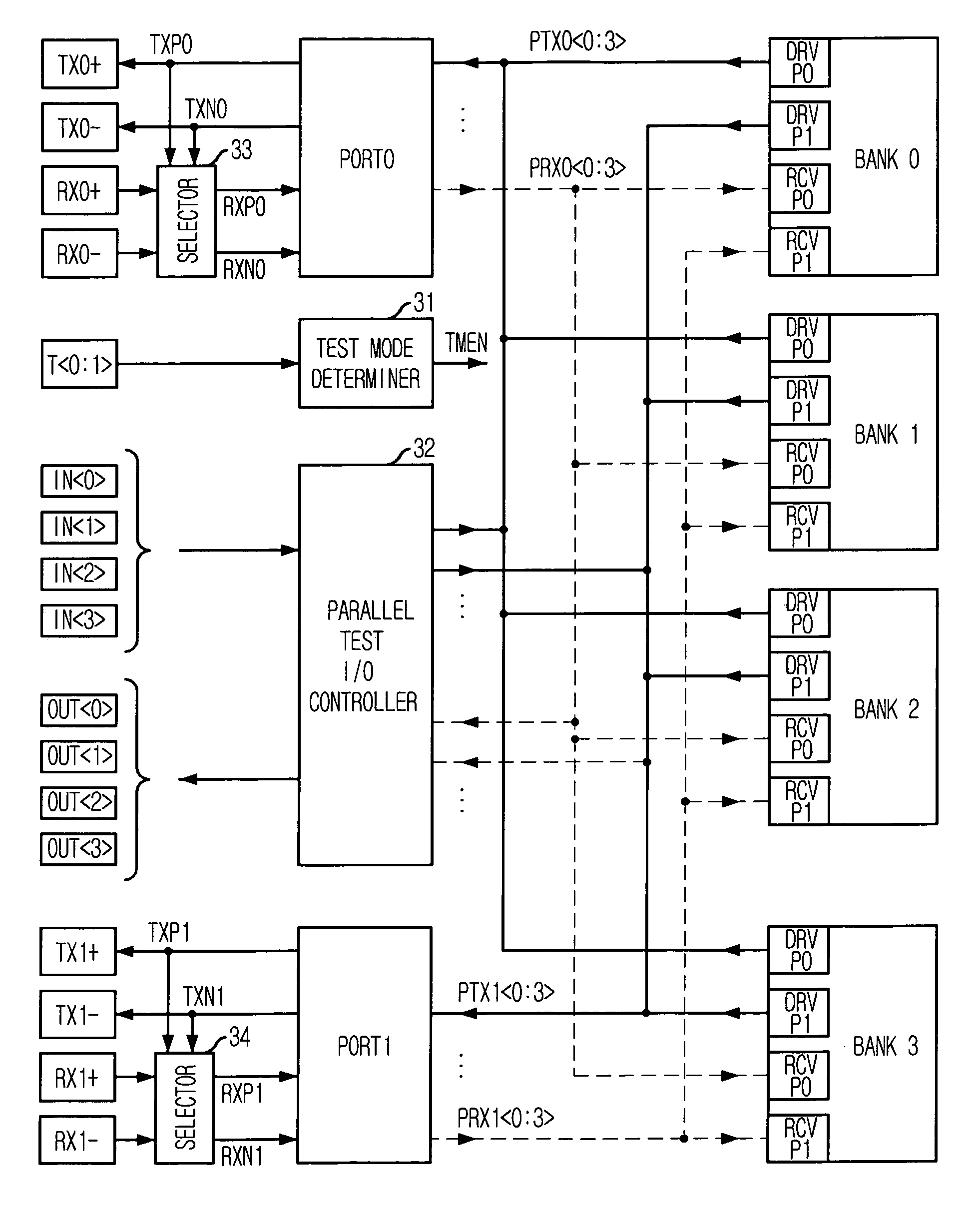 Multi-port semiconductor memory device