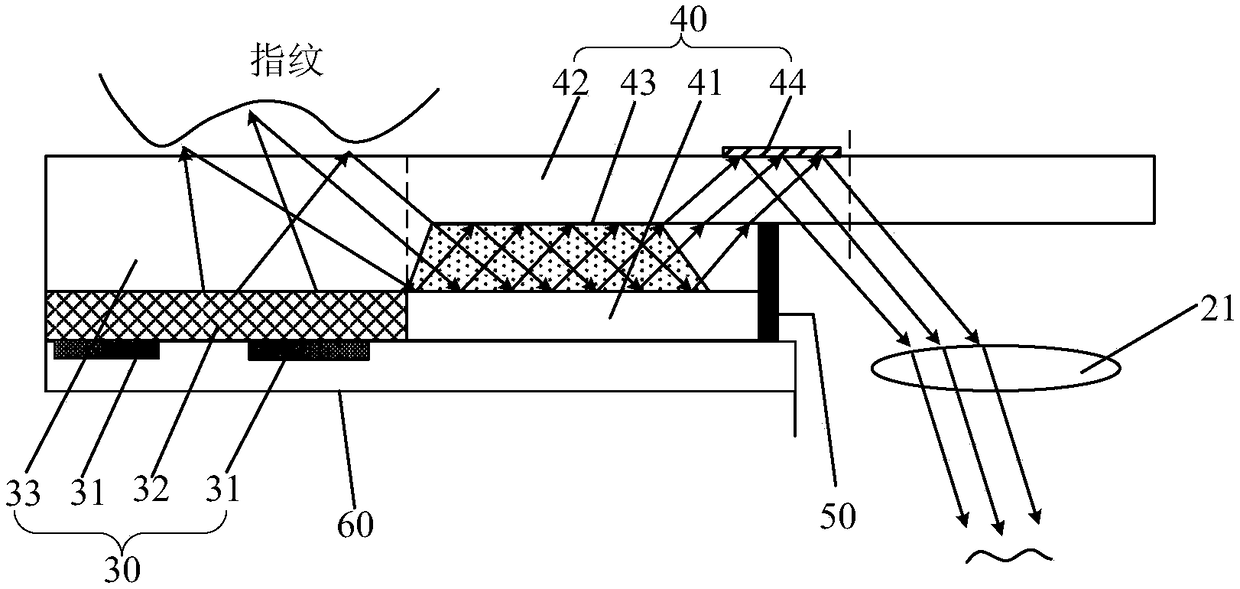 Fingerprint recognition device and display equipment