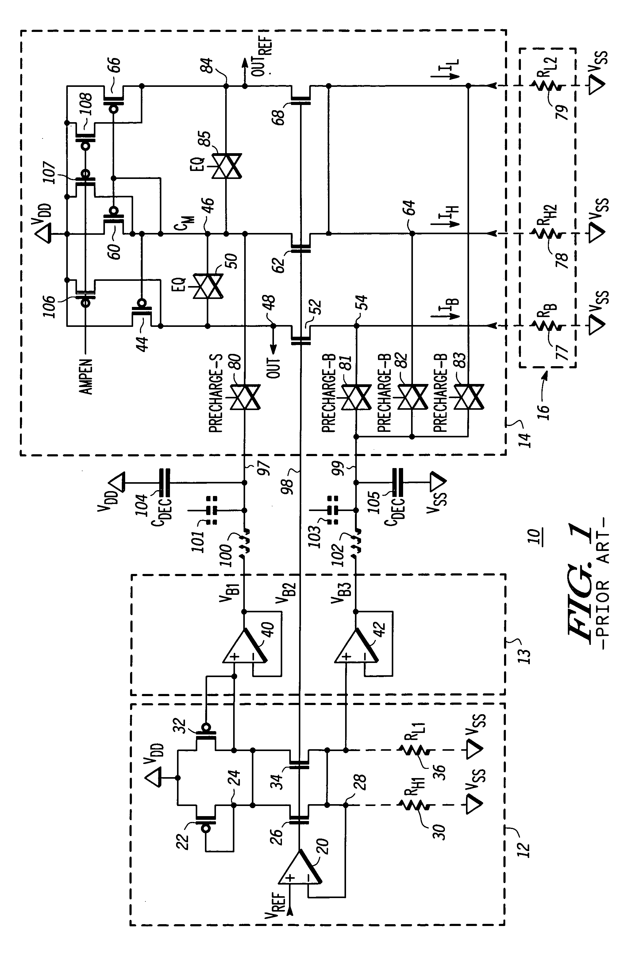 MRAM sense amplifier having a precharge circuit and method for sensing