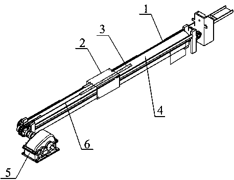 An automatic drawing device for forming a round tube into a square tube at one time