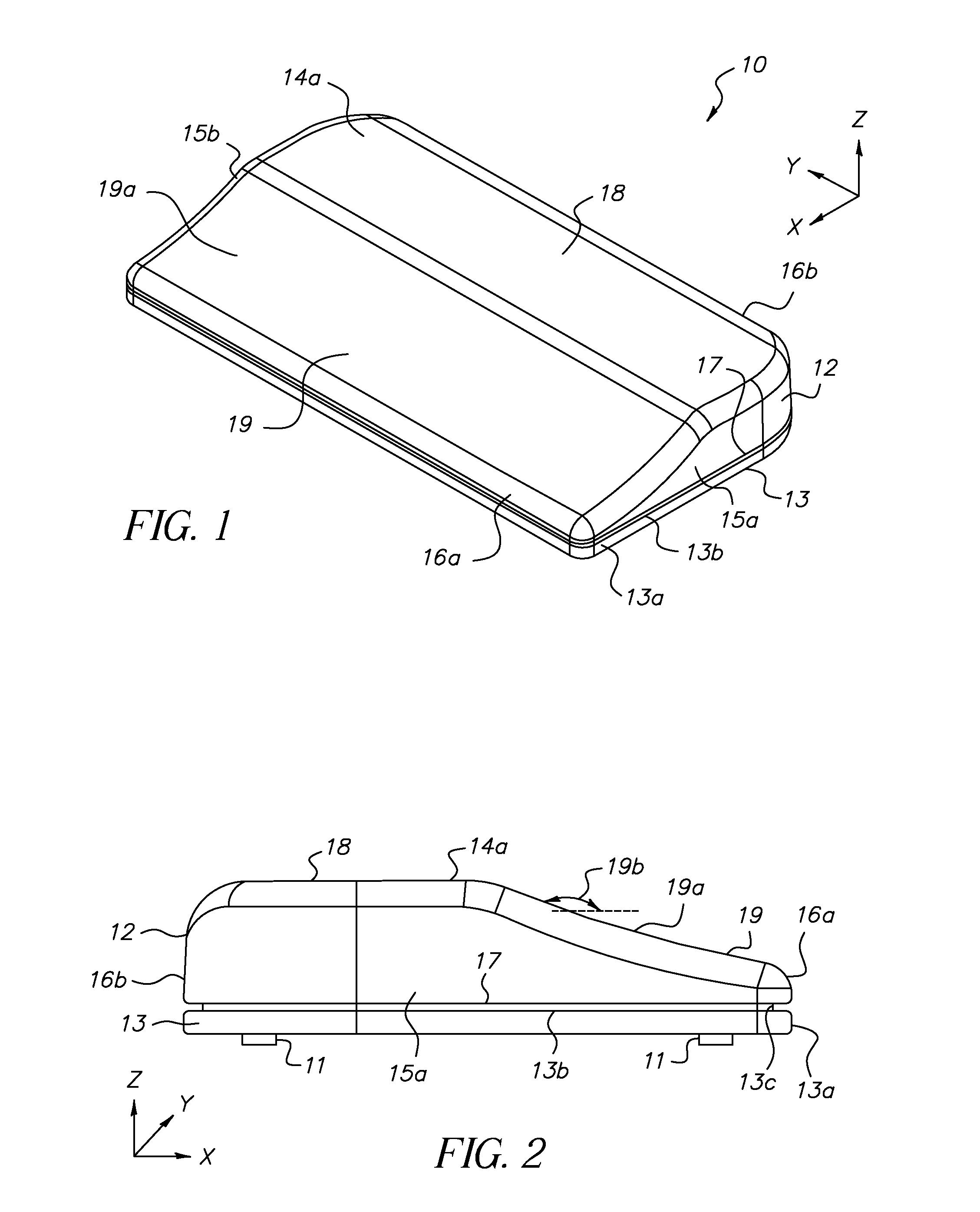 Device for applying stimulation to the foot or feet of a person