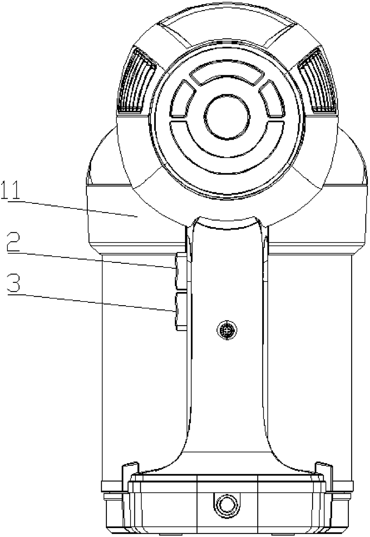 A dust cup orderly release mechanism and its vacuum cleaner