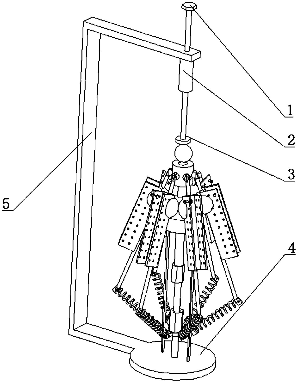 Multi-angle welding auxiliary tool for ball joint steel structure construction of roads and bridges