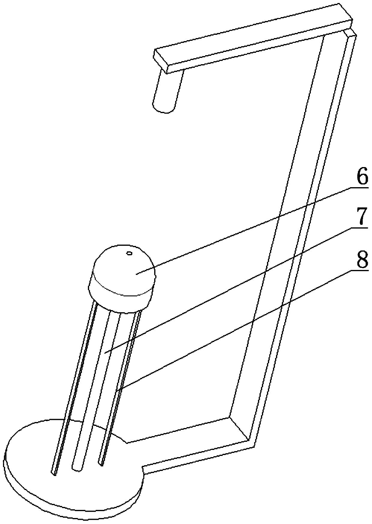 Multi-angle welding auxiliary tool for ball joint steel structure construction of roads and bridges