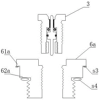 Inflating type gas blasting machine