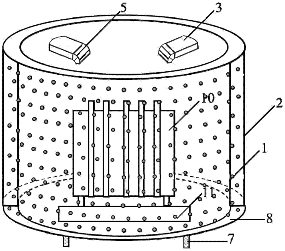 A device for improving the gasification capacity of lng air-temperature gasifier by using solar wall