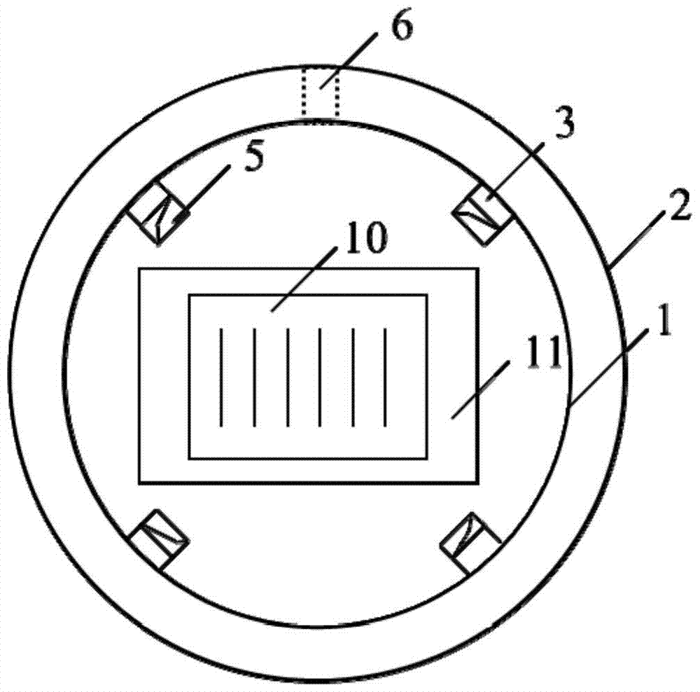 A device for improving the gasification capacity of lng air-temperature gasifier by using solar wall