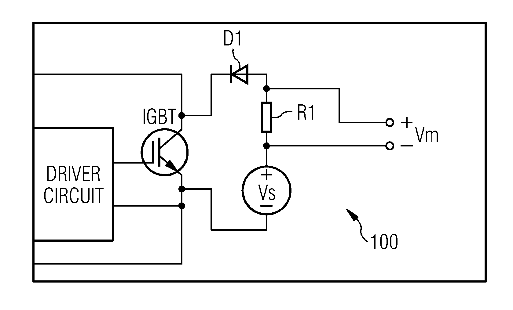 Precision Measurement of Voltage Drop Across a Semiconductor Switching Element
