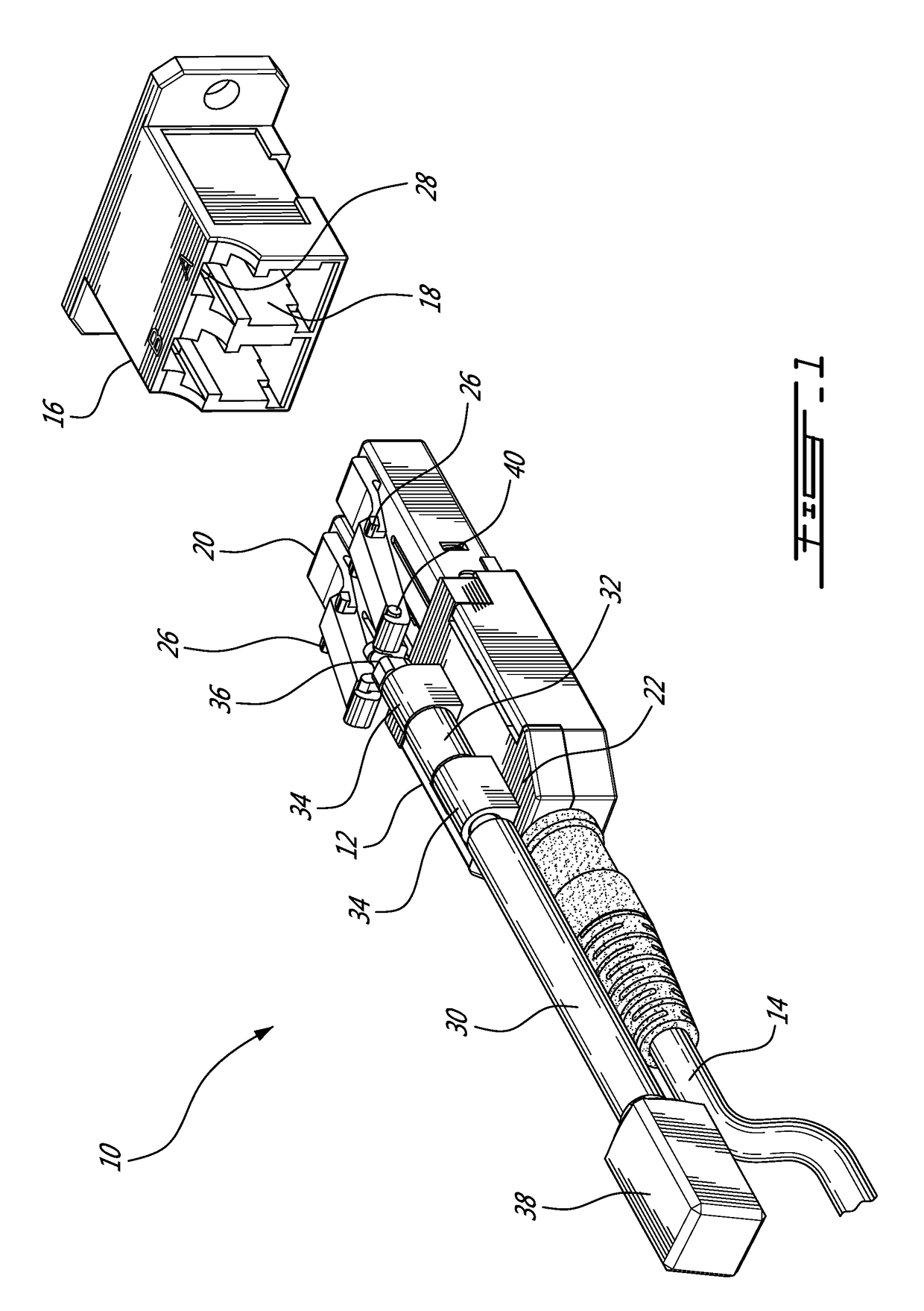 Plug with rotatable release mechanism