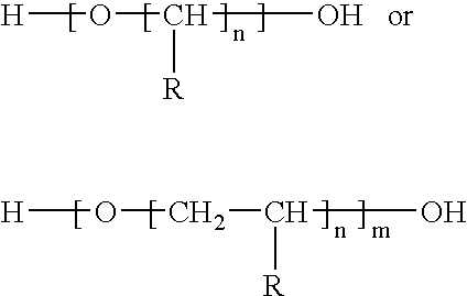 Polyether carbamate compounds, compositions containing such compounds, and methods related thereto