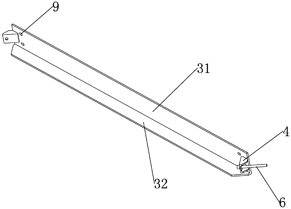 Bedding mortar mold for assisting connection of prefabricated cover beam and prefabricated stand column