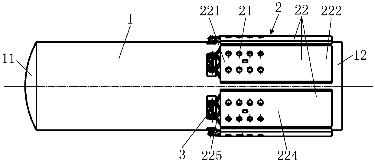 Carrying aircraft and load delivery method