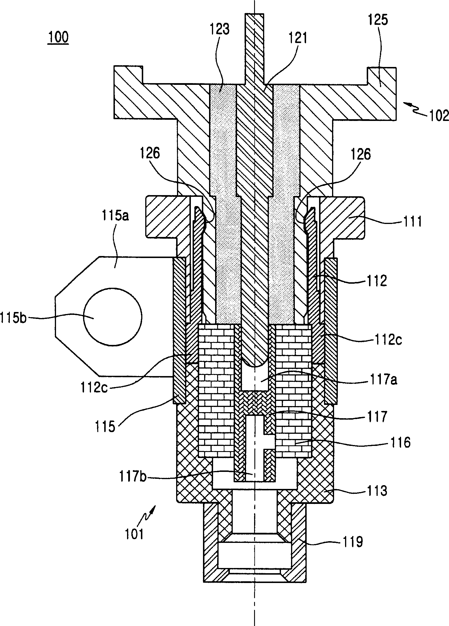 Detachable antenna device for portable terminal