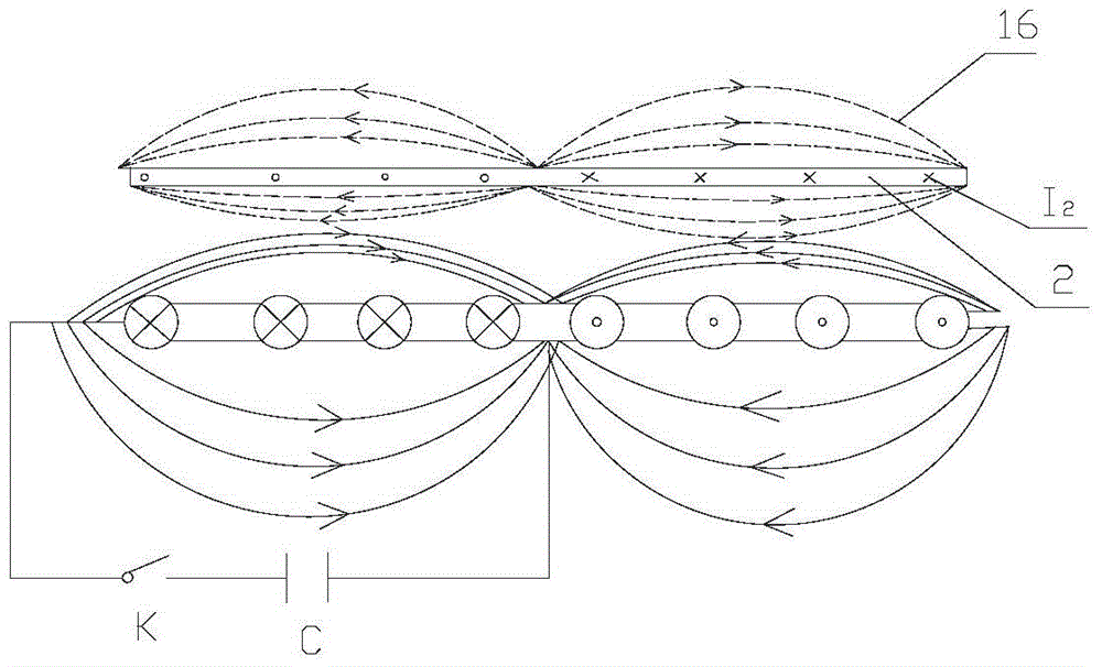 A magnetic pulse thermodynamically driven forming device and forming method for a titanium alloy plate