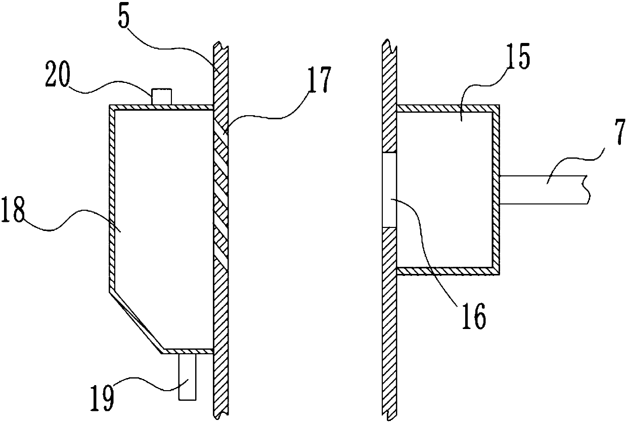 Efficient grain wind power impurity removing device