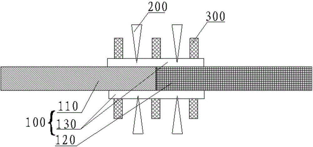 Welding method for thermoplastic composite material