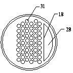 Novel process for removing light components in stock solution of furfural and special production apparatus