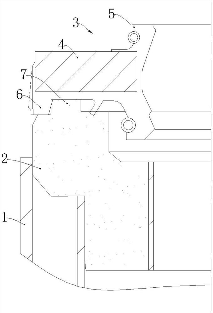 Assembling method of guiding device and oil seal of damper