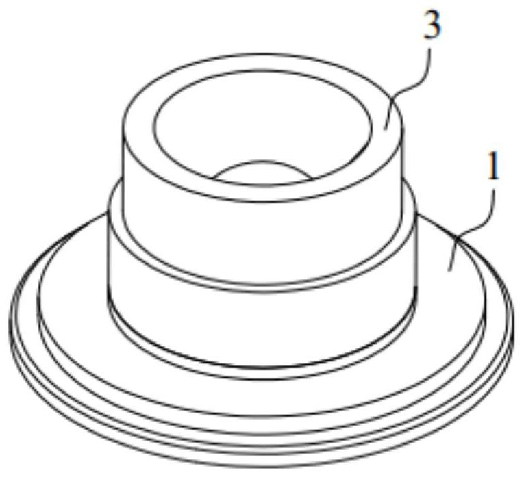 Battery pole and battery cover plate assembly