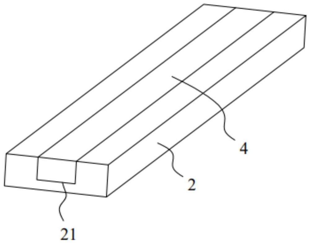 Battery pole and battery cover plate assembly