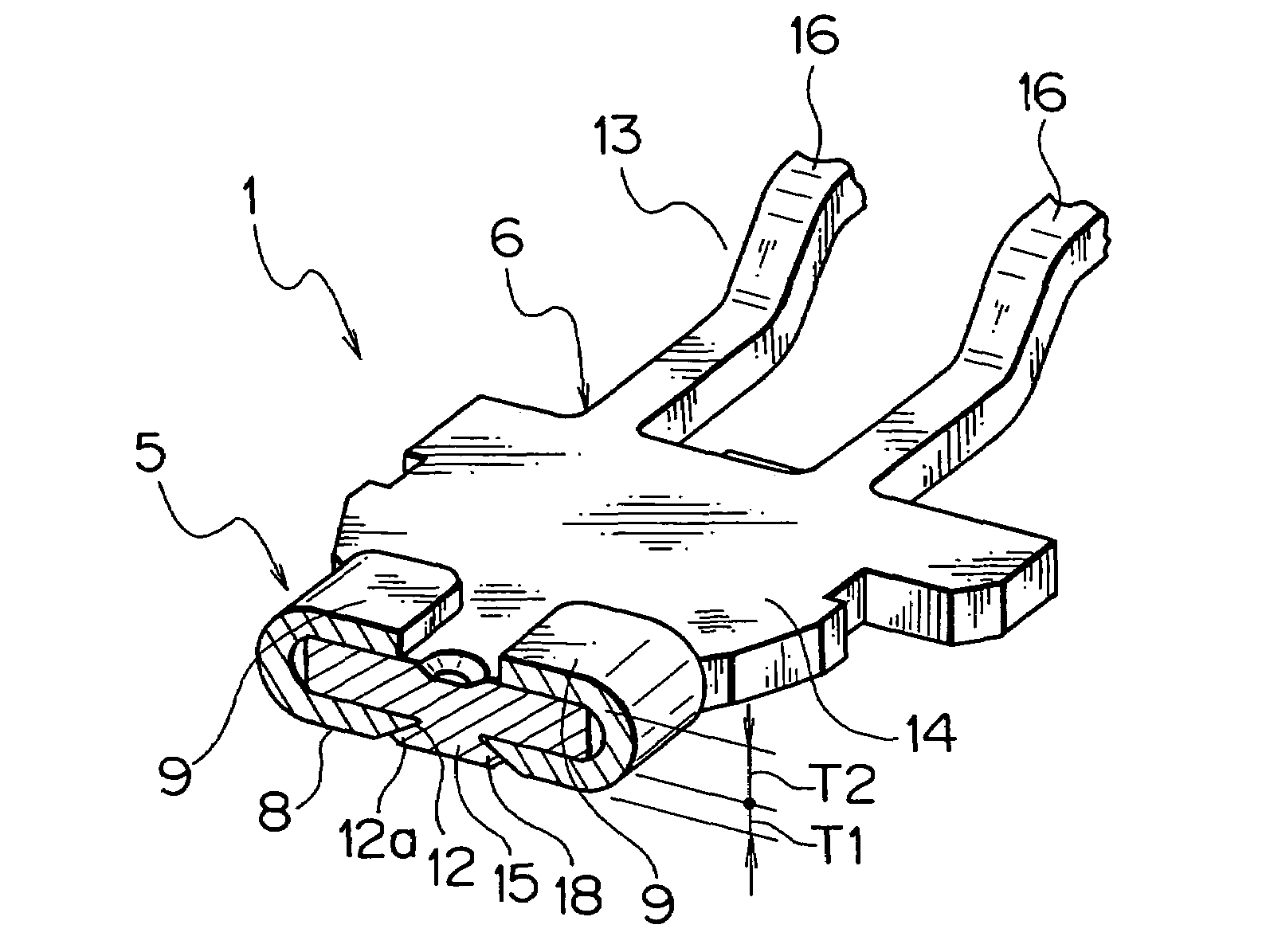 Method of fixing terminal fitting components to each other and terminal fitting