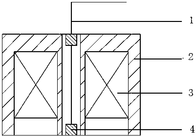 Pulse eddy current testing device and method for carburizing depth of gear and shaft parts