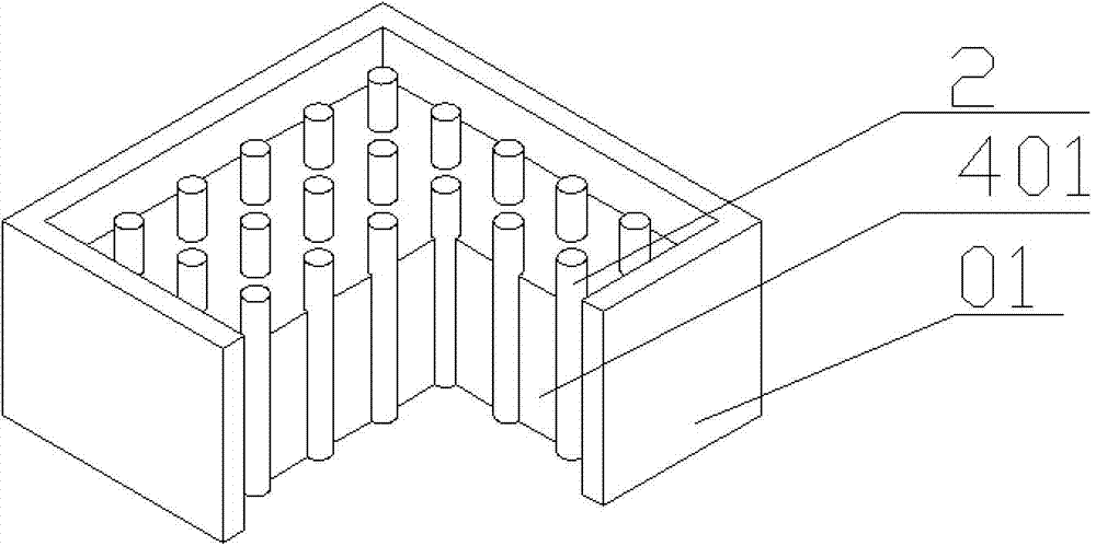 Method for manufacturing three-dimensional through hole interconnection structure based on molten glass skeleton