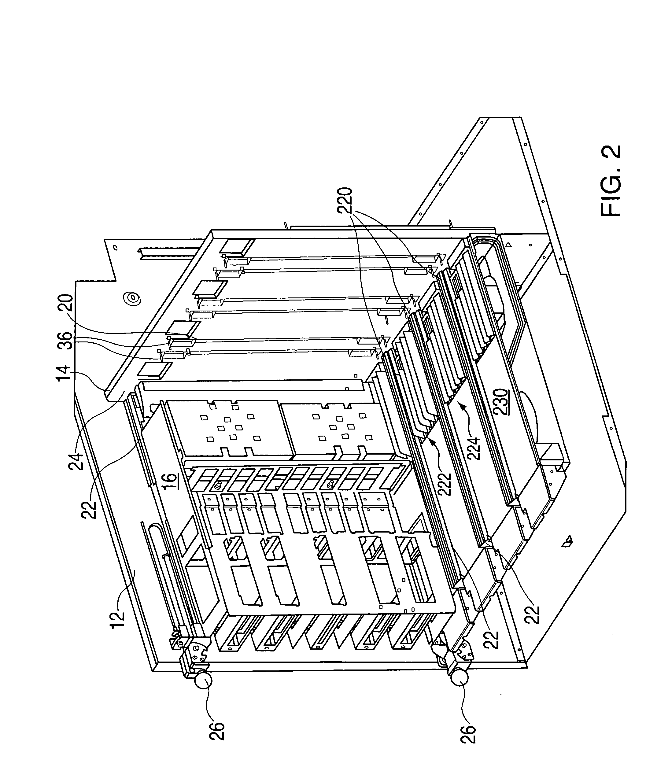 System for airflow management in electronic enclosures
