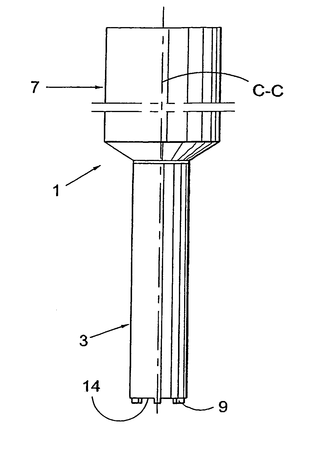 Cutting tool and cutting head thereto