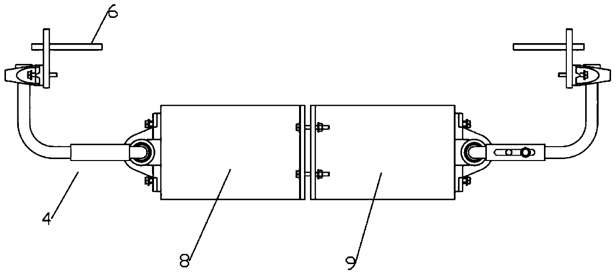 Anti-overturning reinforcing device for single-pier bridge