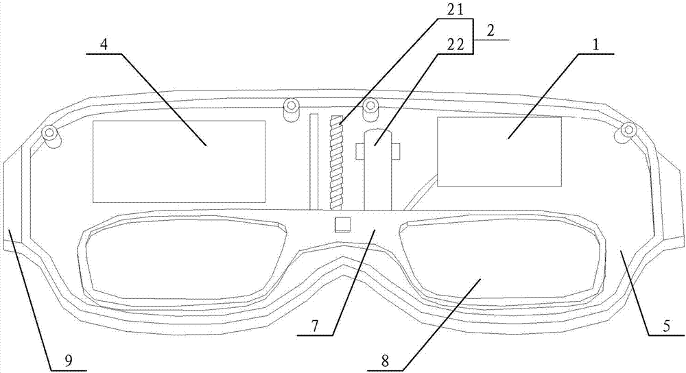 Eyesight protection glasses and eyesight protection method thereof