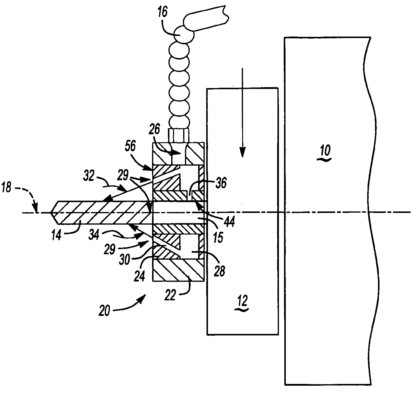 Tool coolant application and direction assembly