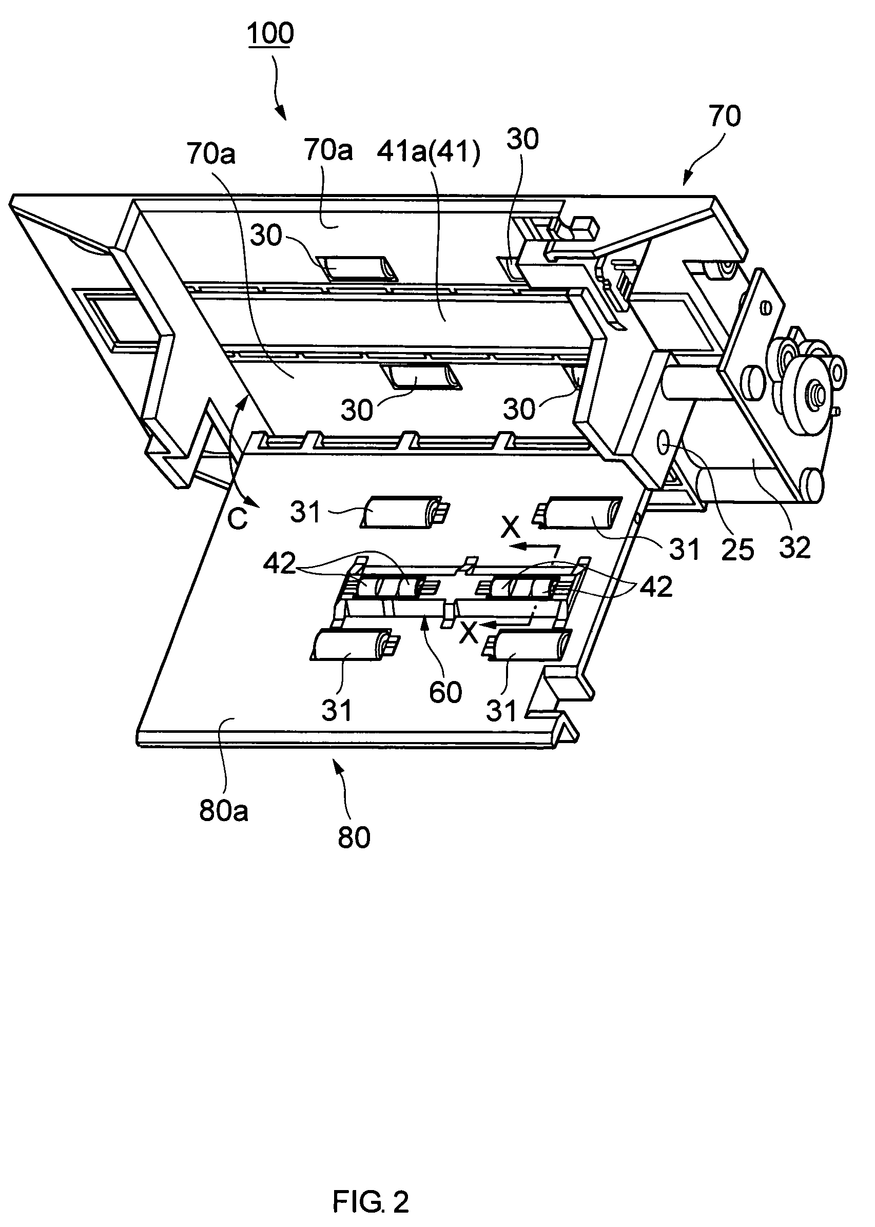 Image scanning apparatus, method and business machine using the same