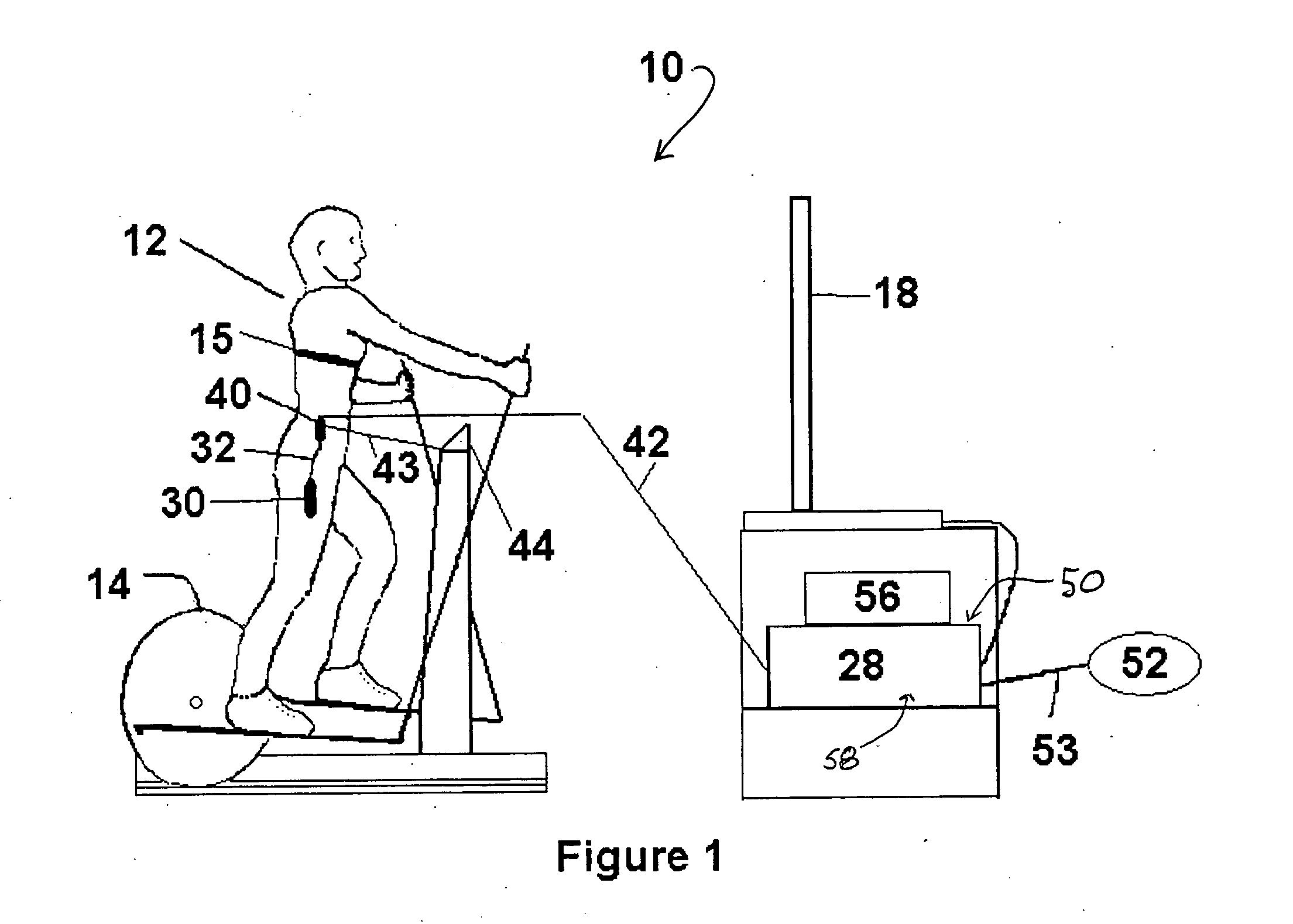 Exercise device independent, variable display rate visual exercise system
