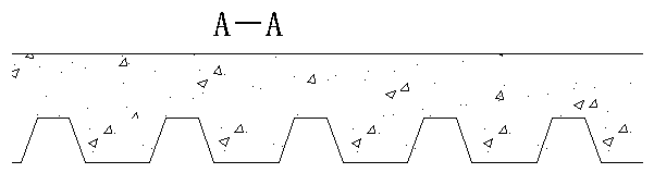 Rustproof construction process of steel structure building using structural steel beams coated with steel beam permanent formwork pouring concrete