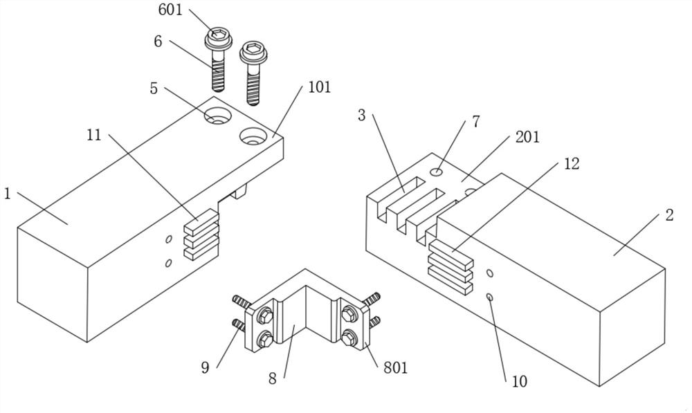 A steel structure building connection corner reinforcement structure