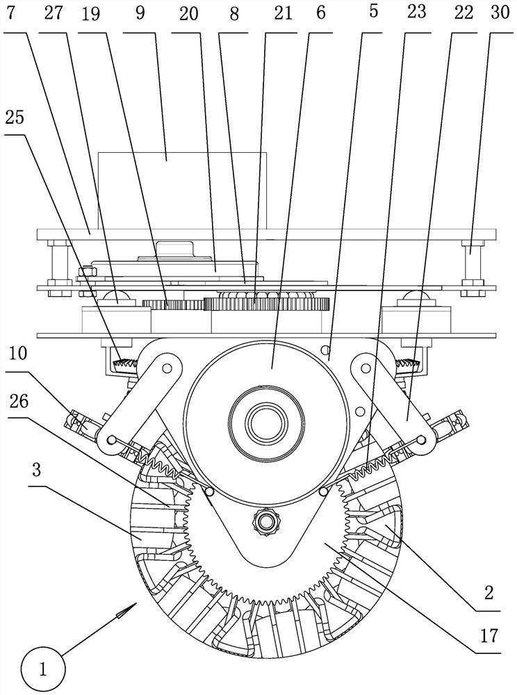 Able to move sideways with double single-wheel auxiliary walking device