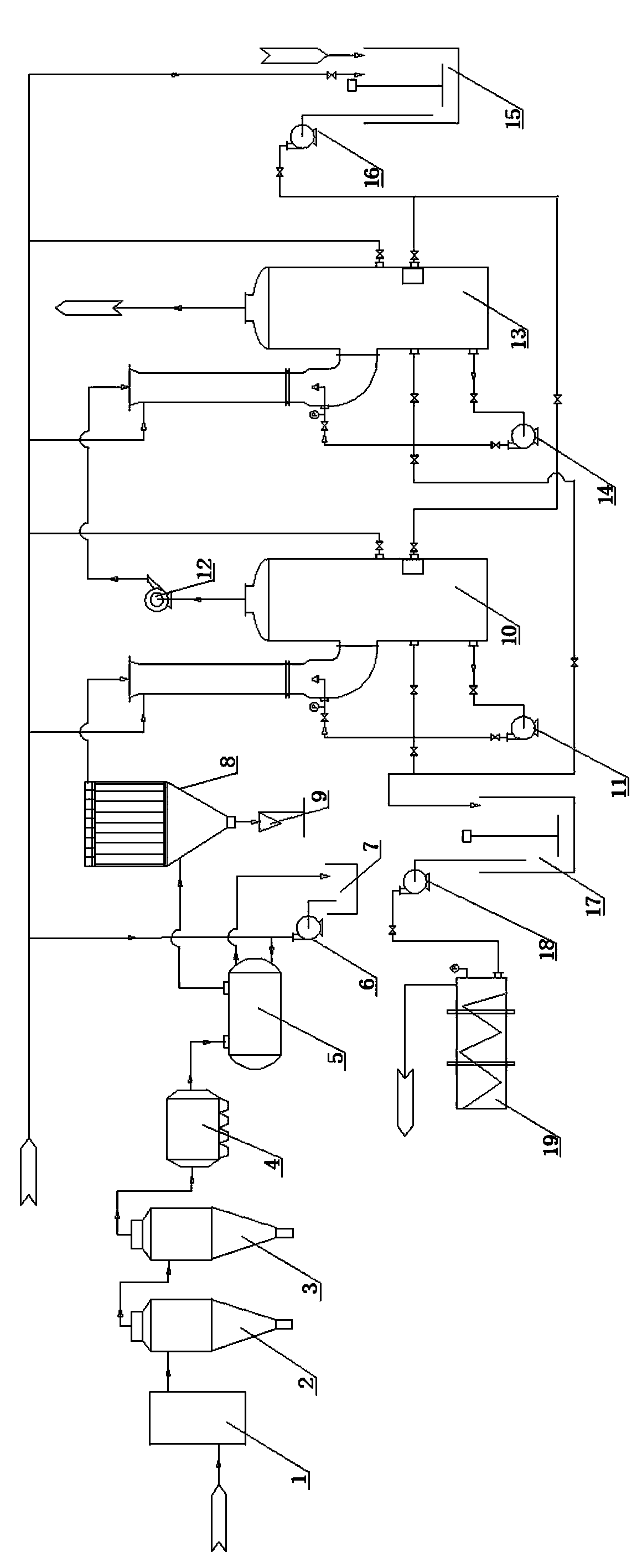 High arsenicum gold ore roasting smoke gas treatment system and method for recovering arsenicum and desulfurating