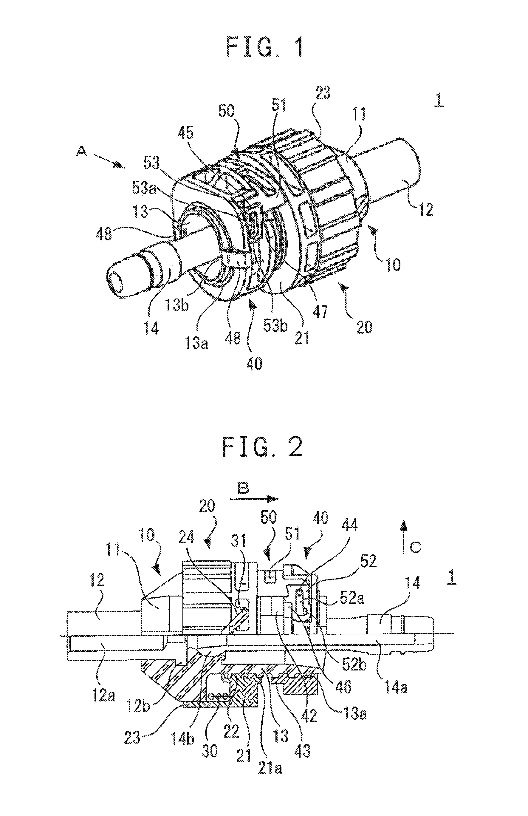 Terminal supporting device