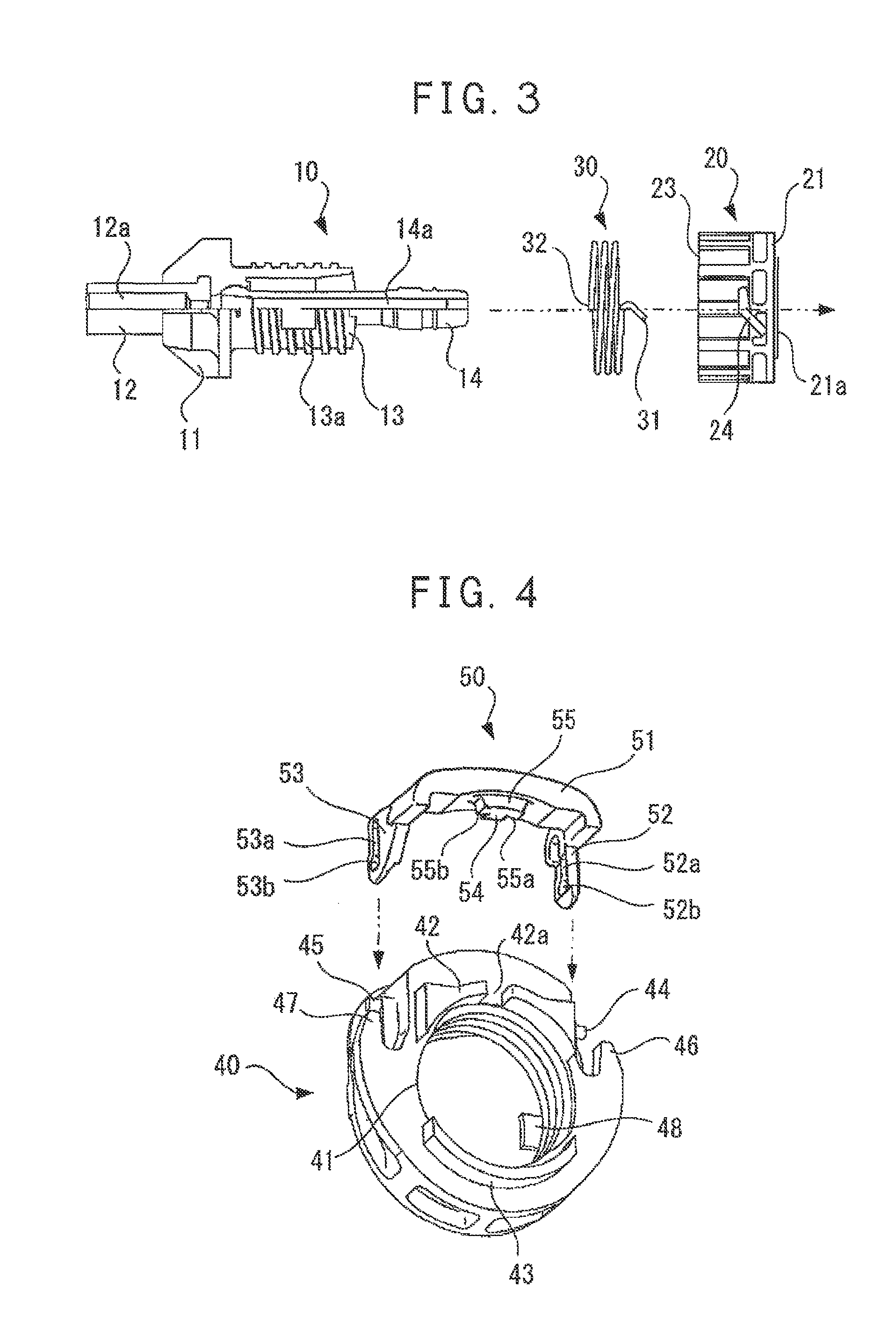 Terminal supporting device