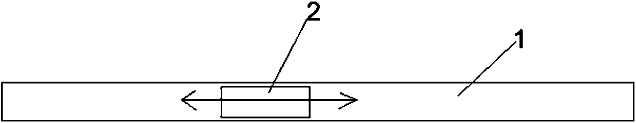 High-precision processing method of long-strip reflecting mirror