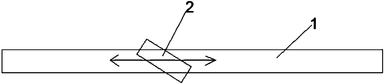 High-precision processing method of long-strip reflecting mirror