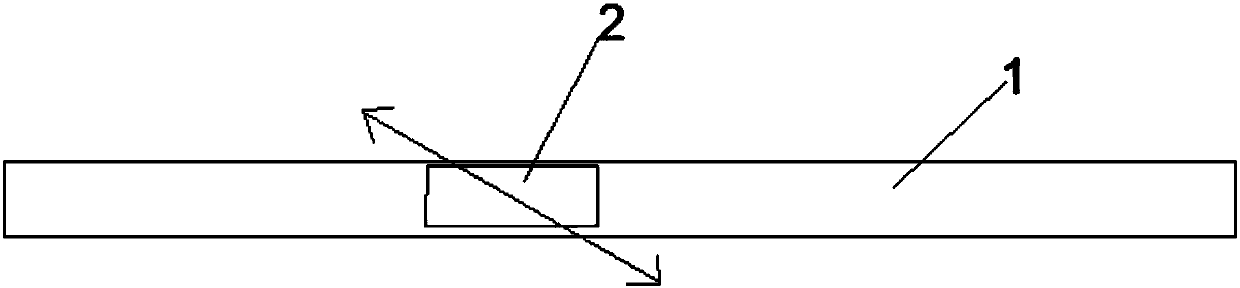 High-precision processing method of long-strip reflecting mirror