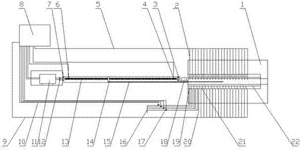 Experimental heating apparatus for solid sample