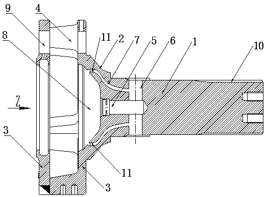 Planetary frame structure with self-checking function