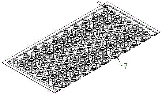 Heat exchanger with net type lung-shaped heat exchange plates