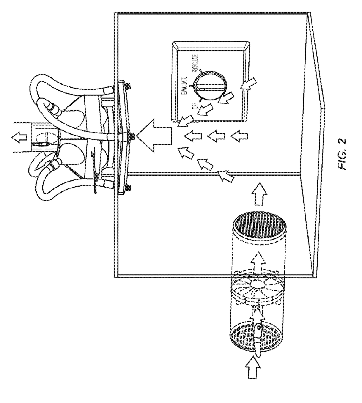 Ventilation fan and drying system and method of using the same