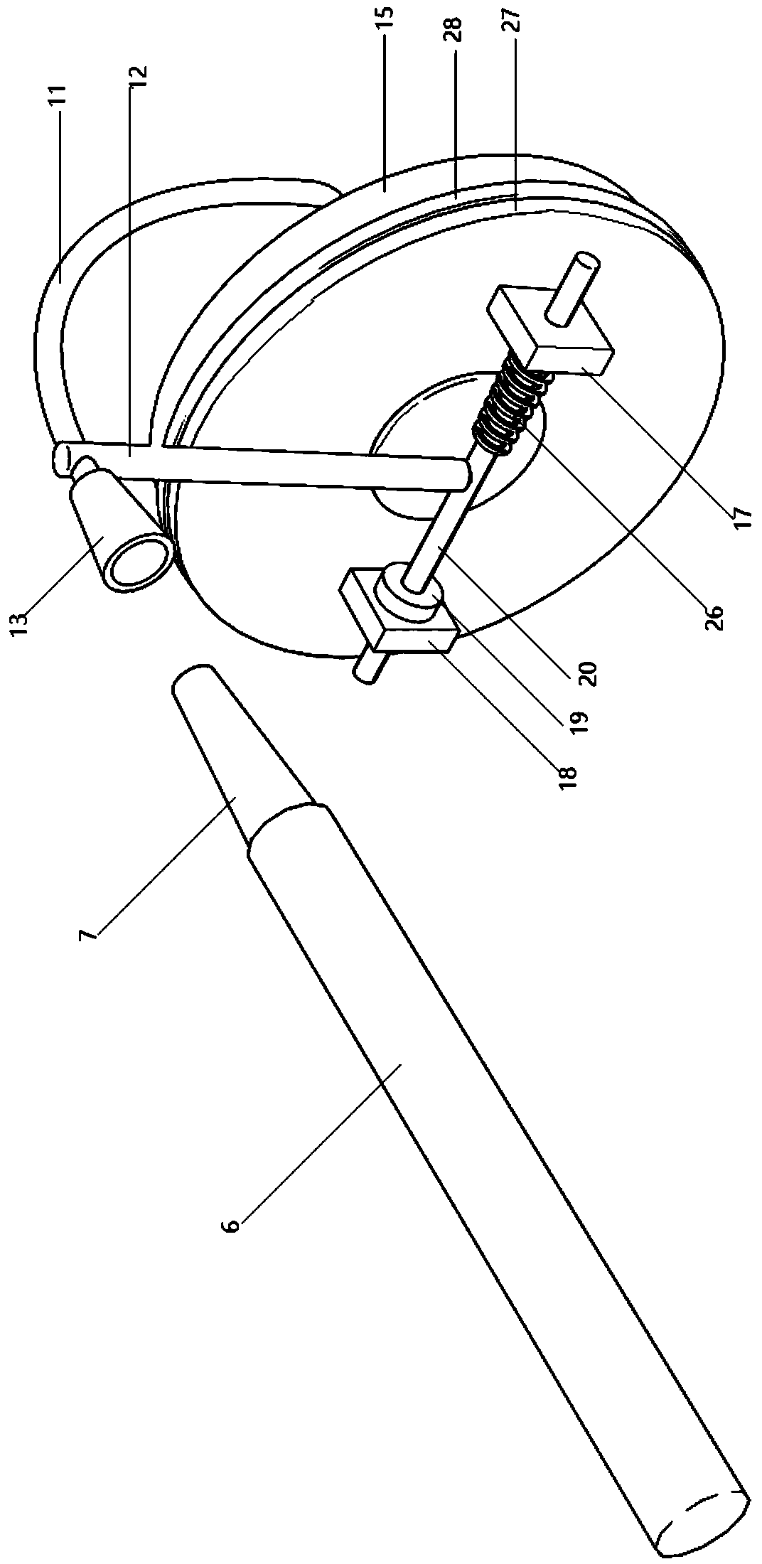 Injection device for livestock breeding